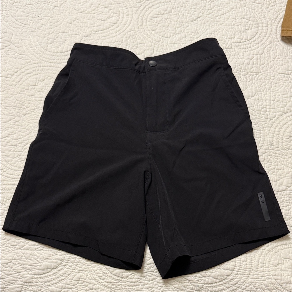 Athletic Works Boys Black Athletic Shorts Size L (10-12)